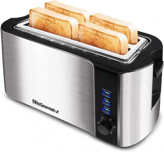 Cuisinart CPT-2500 Long Slot Toaster, Stainless Steel, Silver, 2-slice long  slot