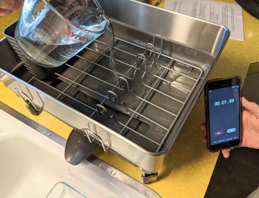 putting the dish racks to the test.