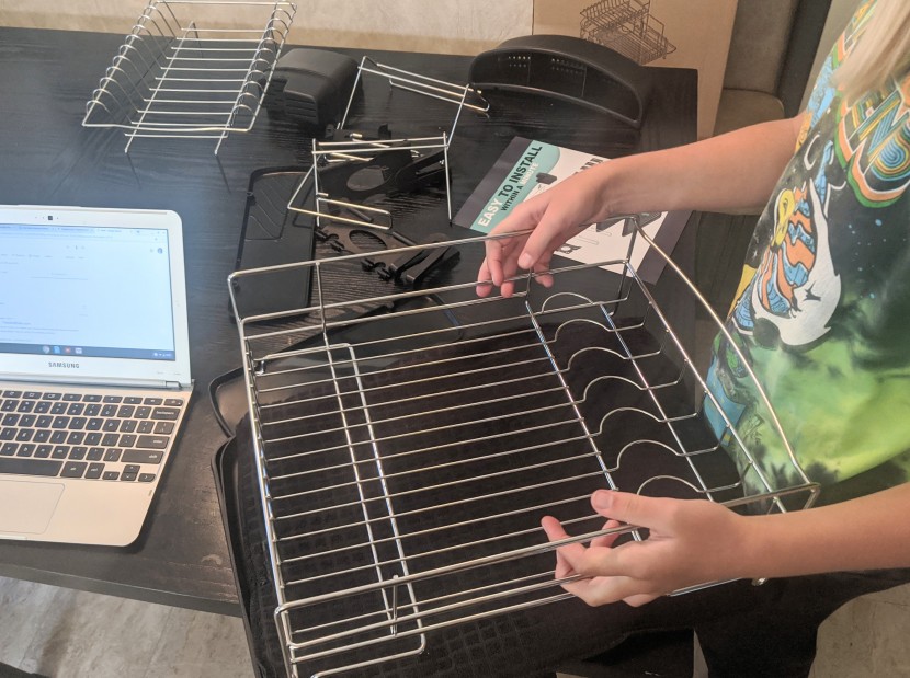 putting the dish racks to the test.