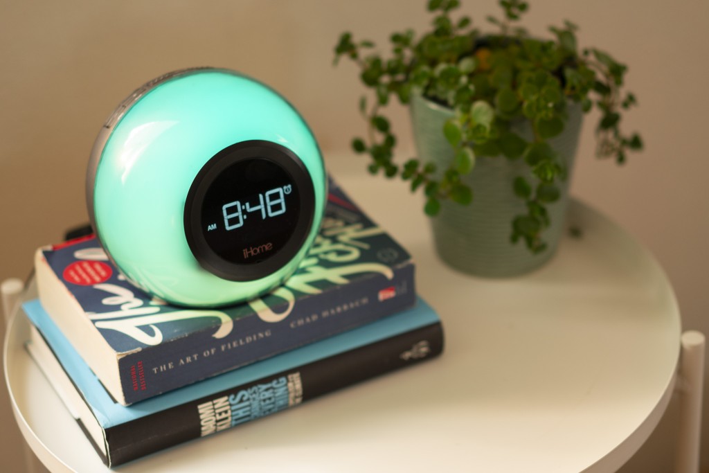 clock radio - the ihome is colorful and fun.