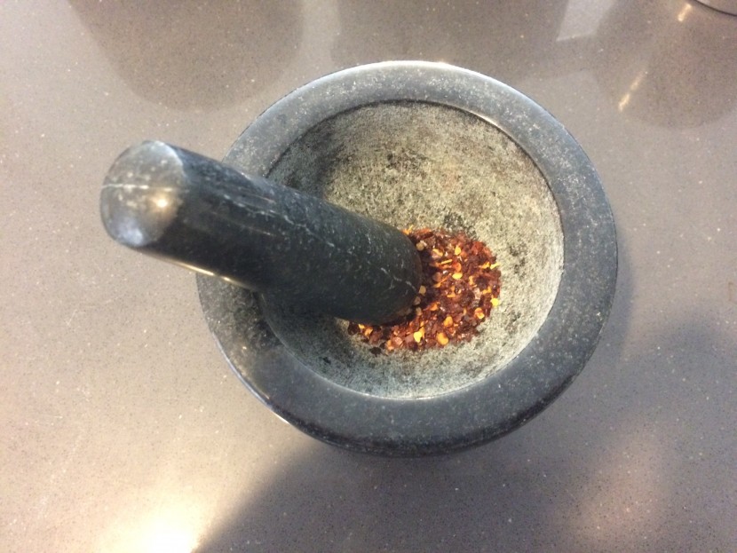 mortar and pestle - the gorilla grip mortar and pestle has nice ridges for crushing up...