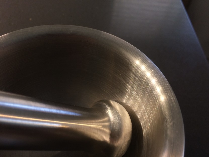 mortar and pestle - stainless steel mortar and pestles can be very durable.