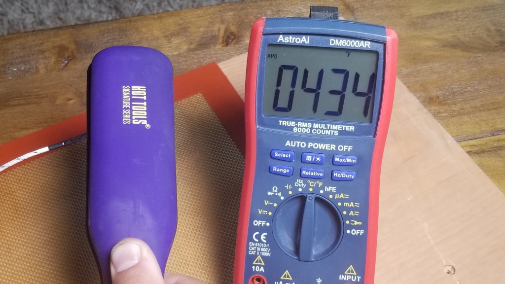 hair straightening iron - the hot tools signature series iron came up a little short of its...