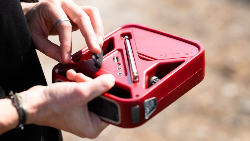 weather radio - the eton american red cross has a usb in port for charging the...