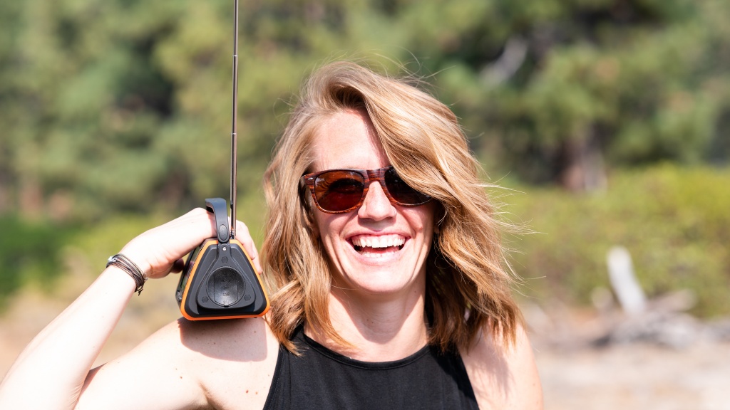 weather radio - some weather radios make for great portable speakers.