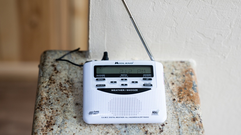 weather radio - the midland wr120ez is a quality alarm clock-style weather radio.