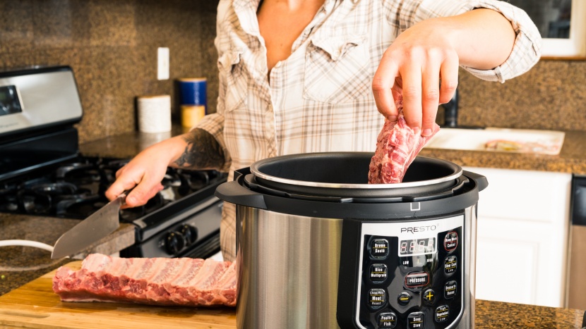 pressure cooker - the presto made fantastic ribs.