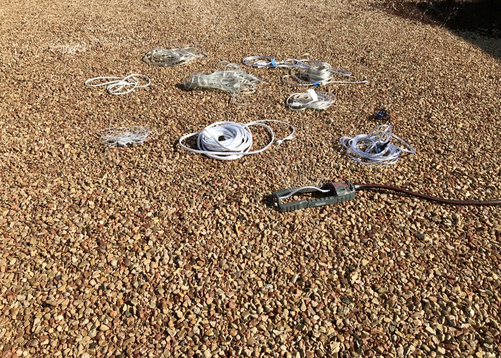 rope lights - in order to test for waterproofness we soaked all the products with...