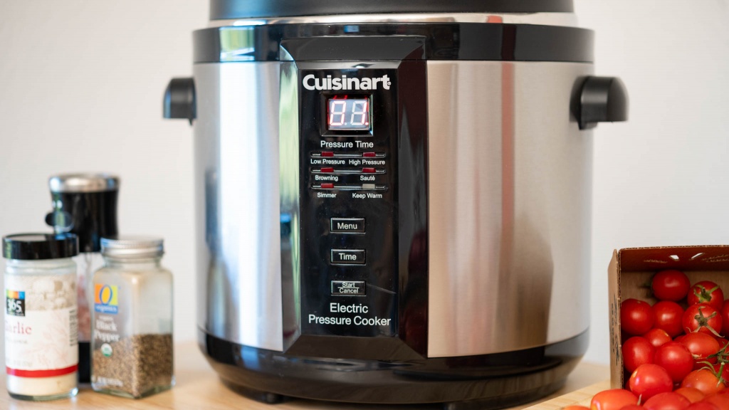 Best Buy: Cuisinart 6qt Digital Pressure Cooker Brushed Stainless Steel  CPC-600N1