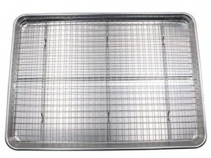 Aluminum Baking Sheet with Stainless Steel Cooling Rack Set | KPKitchen