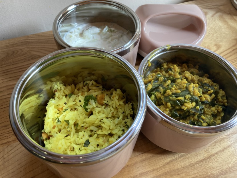 lunch box - the lille stackable thermal compartment is built to stack all three...