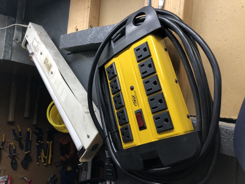 surge protector - this is the best option for your home shop or for working out in the...