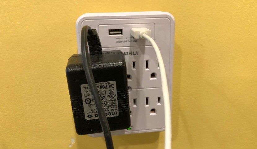surge protector - our choice for the best wall-mounted option. we love its small size...