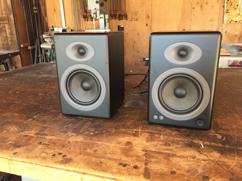 bookshelf speaker - the audioengine a5+ is a large speaker system that delivers plenty...