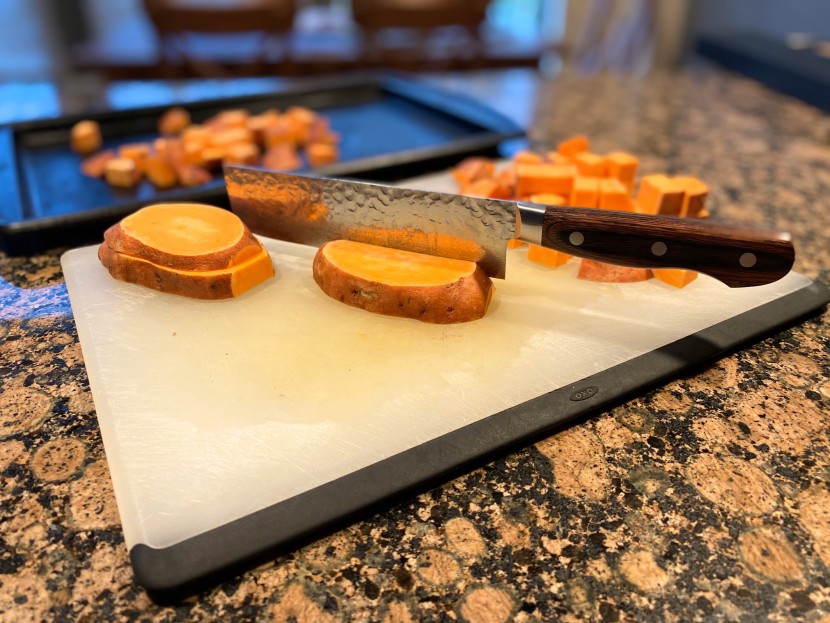 nakiri knife - this knife handles hard root vegetables with ease but it is not the...