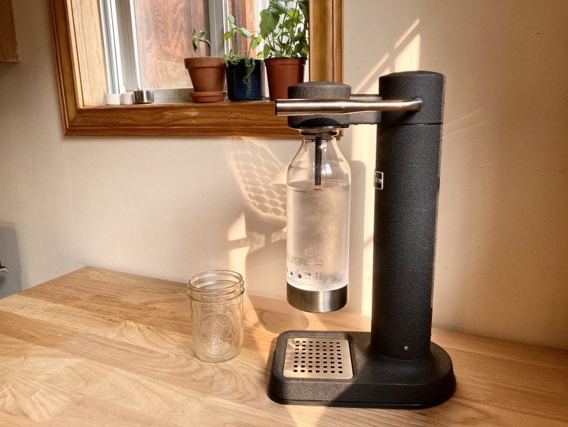 soda maker - the aarke carbonator ii has a sleek, simple to use stainless steel...