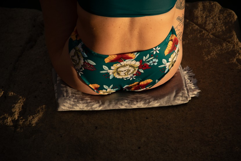 turkish towels - fold up the mebien to make a really nice cushion for your backside.