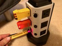 jackyled surge protector charging station