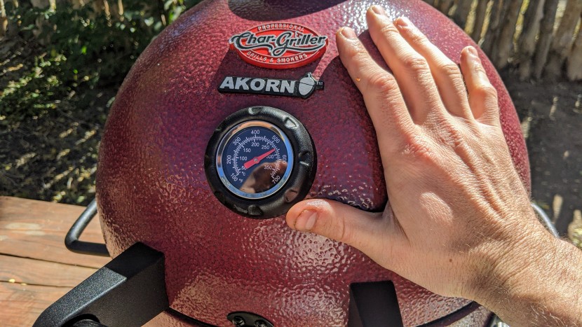 charcoal grill - the secret to not losing convective heat? solid insulation, as...