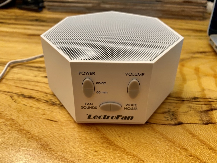 sleep sound machine - we think having buttons on the face of a machine (like the lectrofan...