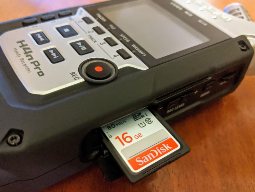 digital voice recorder - you can customize the storage space of many of these devices with sd...