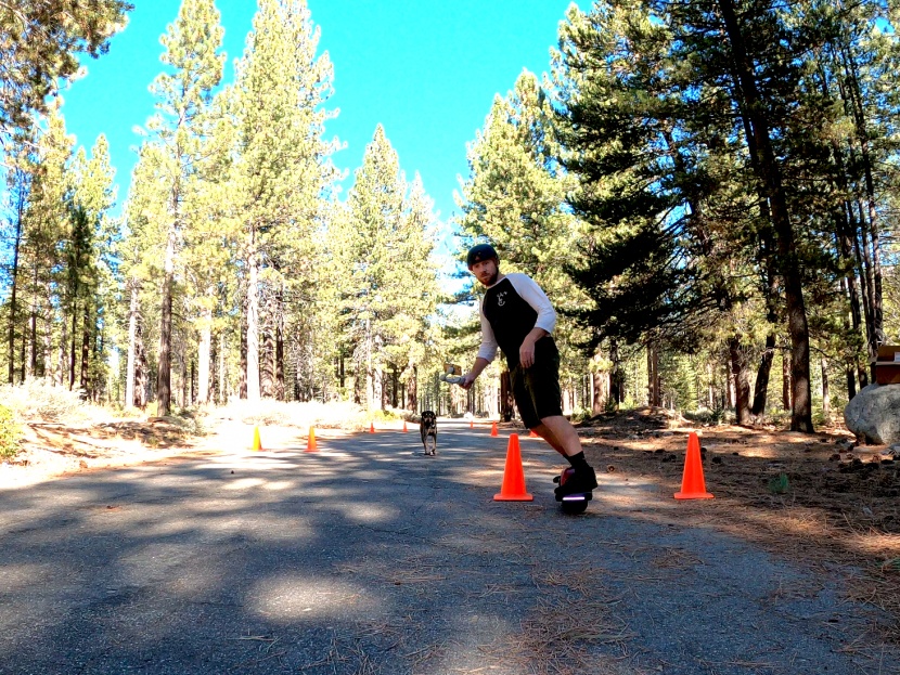 smartphone gimbal - we set up an obstacle course to check the stability of each gimbal.