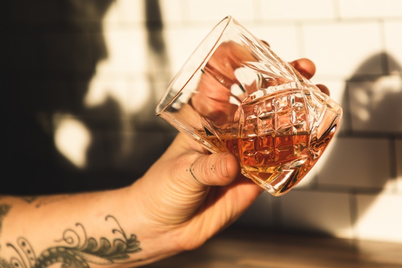 whiskey glass - the design of the godinger dublin gives it a very nice grip.