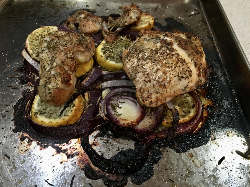 baking sheet - this recipe called for roasting in two parts, first the onions and...