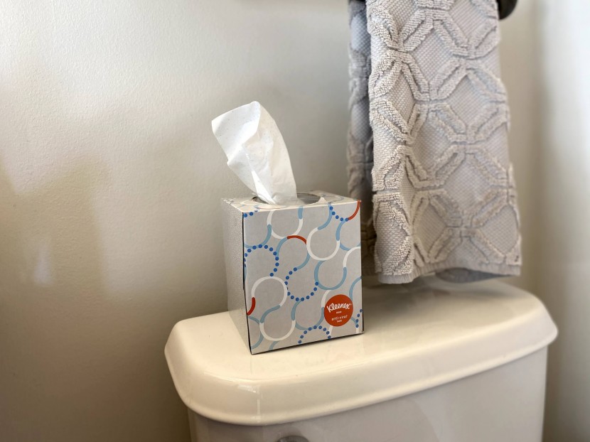 facial tissue - not only is the cube-shaped box good for small surfaces, but the...