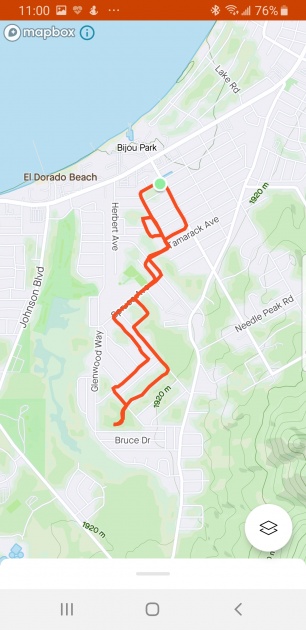 the inspire 2 will record the route for outdoor runs or bike rides.