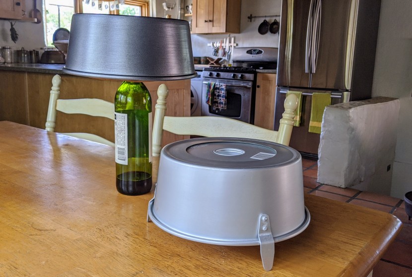 cake pan - the feet on the wilton angel food cake pan (front) allow for a level...