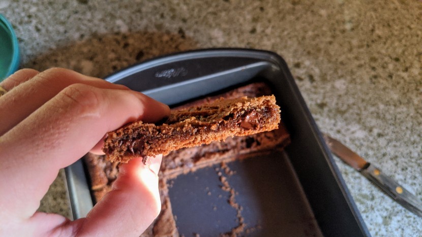 cake pan - brownies! we may be a bit biased, but delicious, chocolate-goodness...