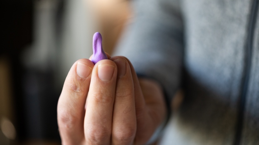 the flents quiet time plugs are easy to compress.