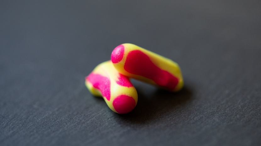 earplugs - the honeywell laser lites are brightly colored to help safety...