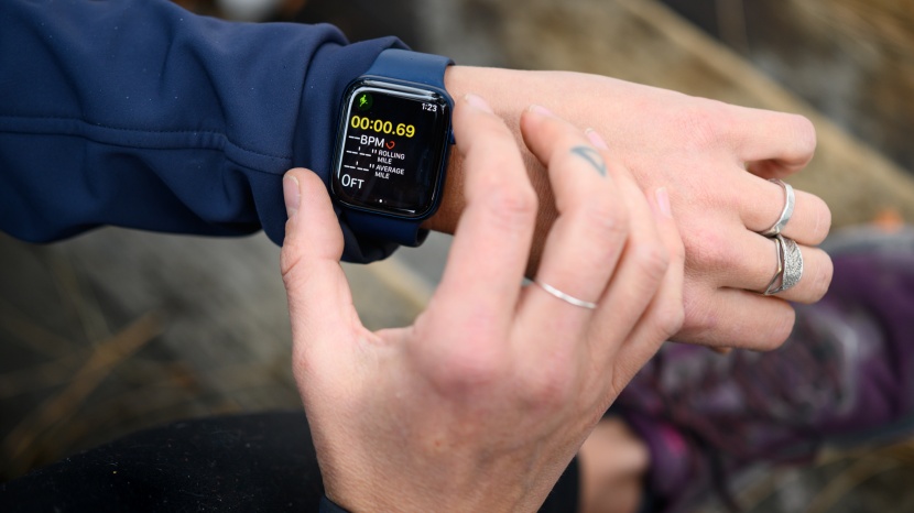 apple watch series 6 - this model also did decently well in our heart rate monitoring...