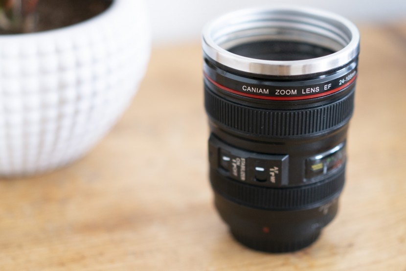 gifts for photographers - don&#039;t confuse it with your real lens. this coffee mug is a...
