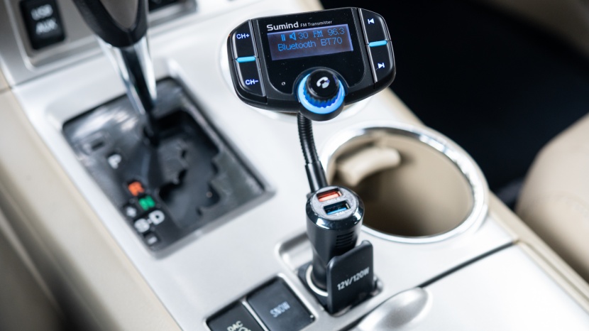 fm transmitter - models with large user interfaces make it easier to access features...