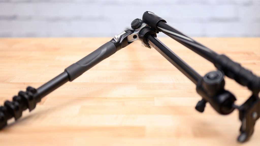 travel tripod - the legs on this model allow for the entire tripod to be inverted to...
