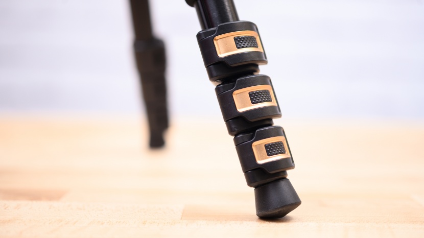 travel tripod - solid locking levers and rubberized feet help the tycka to stay...