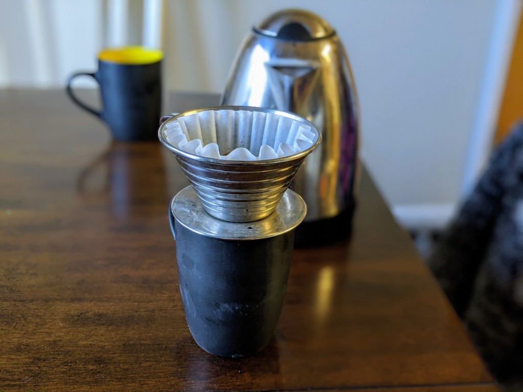 Size, Material, & Setup of Dowan Pour Over Coffee Cup Brewer 