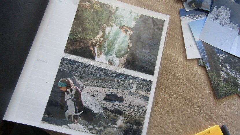 the pioneer fabric frame cover album offers two vertical photo slots...