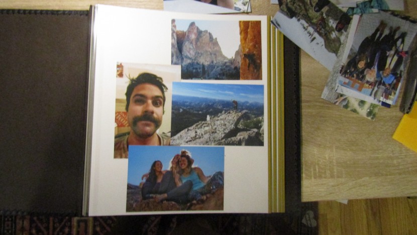 photo album - the totocan self adhesive album has big pages that can fit 4 photos...
