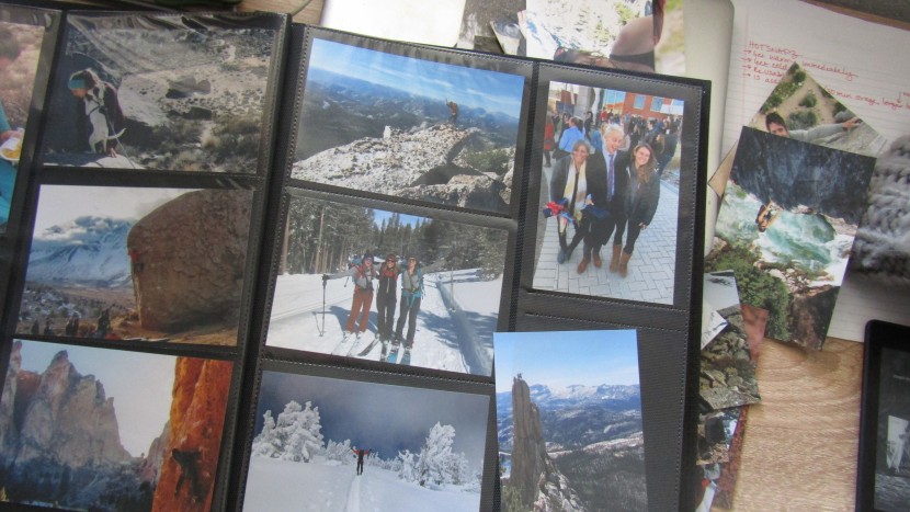 photo album - the recutms album has large photo inserts that make int easy to put...