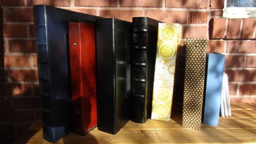 photo album - these are the albums from largest (left) to smallest (right):...