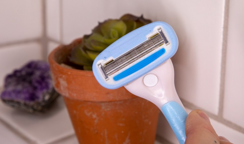 razor womens - the soap perimeter of the amazon basics razor lathers up the legs...