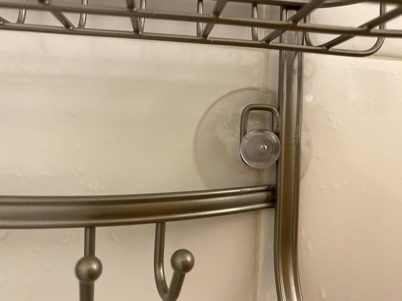 shower caddy - over-the-shower options typically rely on suction cups to keep the...