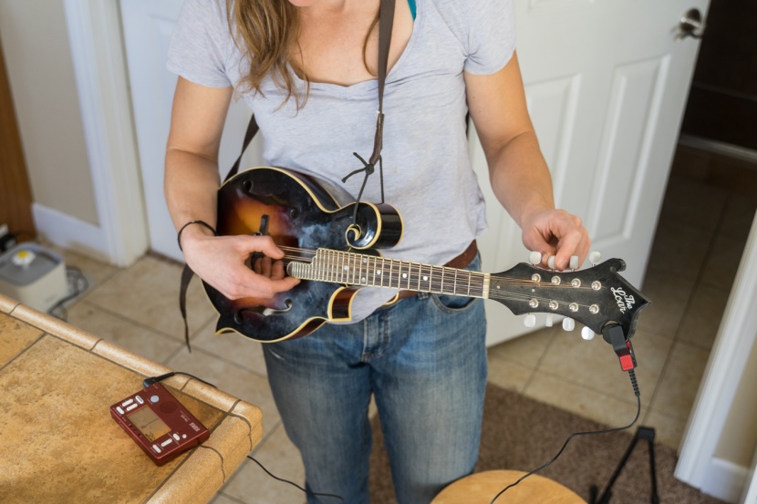 guitar tuner - the korg&#039;s clip-on sensor is very fast and accurate, but a bit...