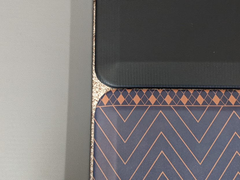 surfaces varied from smooth to slightly textured among the flat mats.