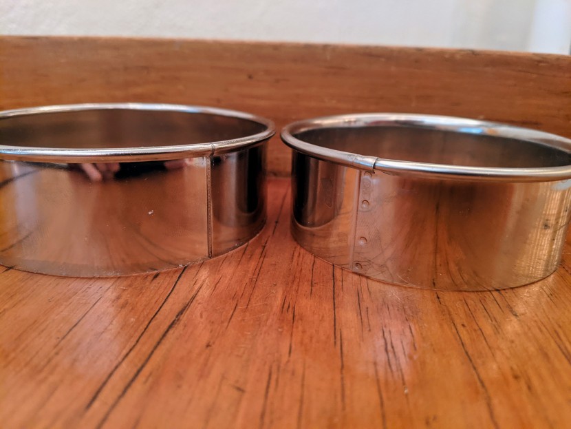 the k&amp;s artisan cutters (left) also have fully welded seams, as...