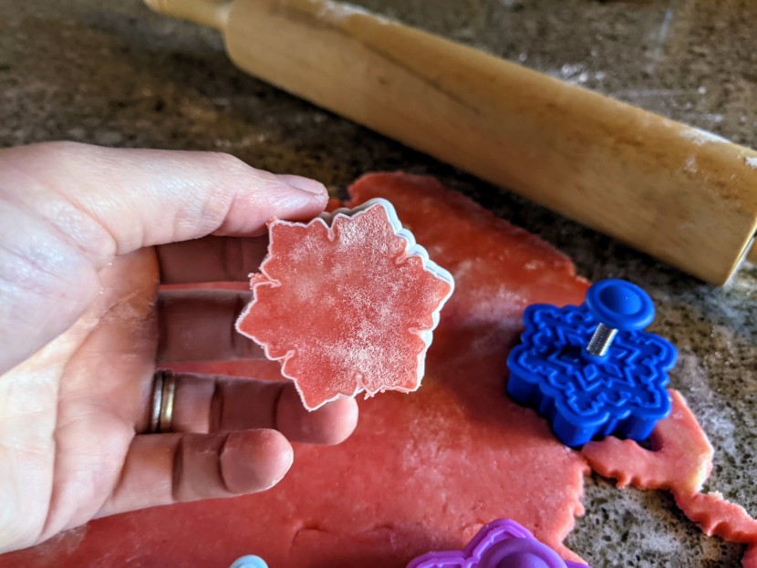 cookie cutters - these quality plastic cutters cut and cling surprisingly well to...